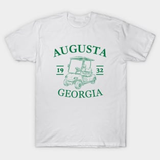 Augusta Georgia golf cart T-Shirt